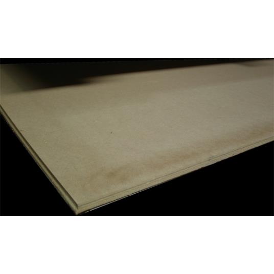 Hartfaser natur 4mm geschliffen