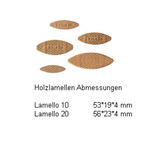 Lamello Maße
