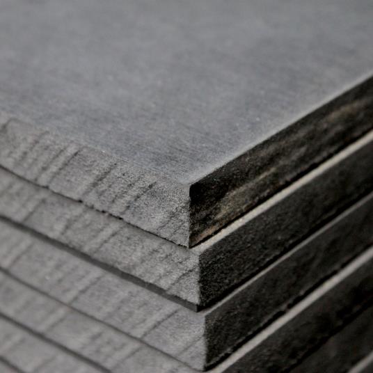MDF E1 Schwarz 19mm